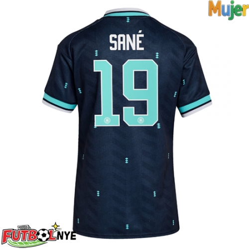 Camiseta Alemania Leroy Sane #19 Visitante Equipación para mujer Mundial 2026 manga corta
